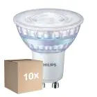 Lot 10x Philips Corepro LED Spot GU10 PAR16 6.7W 670lm 60D - 830 Blanc Chaud | Équivalent 90W