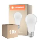 Lot 10x Ledvance Classic LED E27 Poire Dépolie 13W 1521lm - 840 Blanc Froid | Équivalent 100W